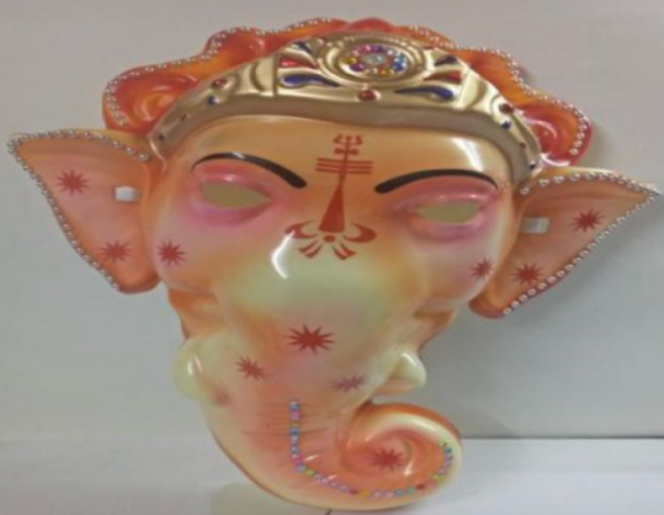 Ganesh Mask Plastic