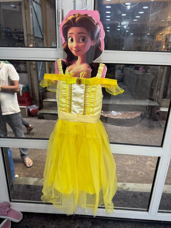 Princess Belle Costume Dress Yellow