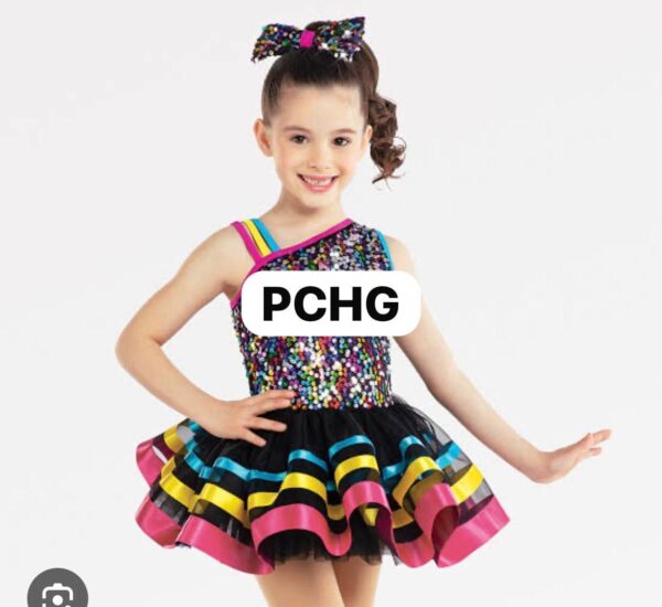 Colorful Girls Dance Costume