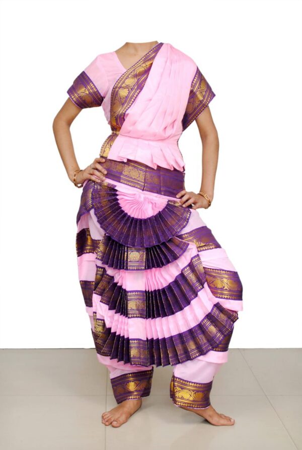 Baratanatyam Costume Purple Pink
