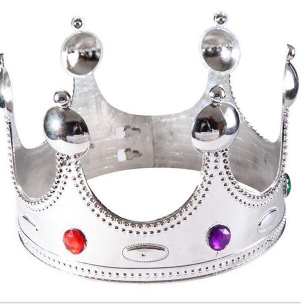 King crown silver plastic