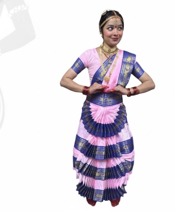 Baratanatyam Costume Pink Royal Blue