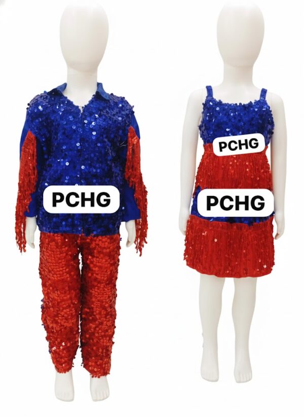 Red and Blue Costumes for Girls & Boys